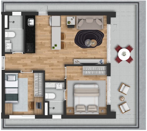 Apartamento à venda com 78m², 2 quartos sem vaga - 10