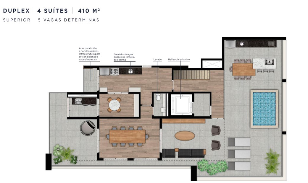 Apartamento à venda com 410m², 4 quartos com vaga - 24