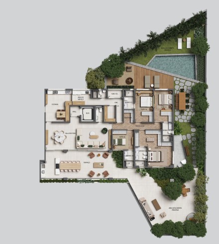 Apartamento à venda com 580m², 4 quartos com vaga - 38