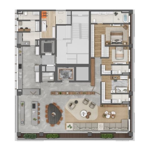 Apartamento à venda com 484m², 3 quartos com vaga - 16