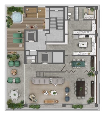 Apartamento à venda com 484m², 3 quartos com vaga - 17