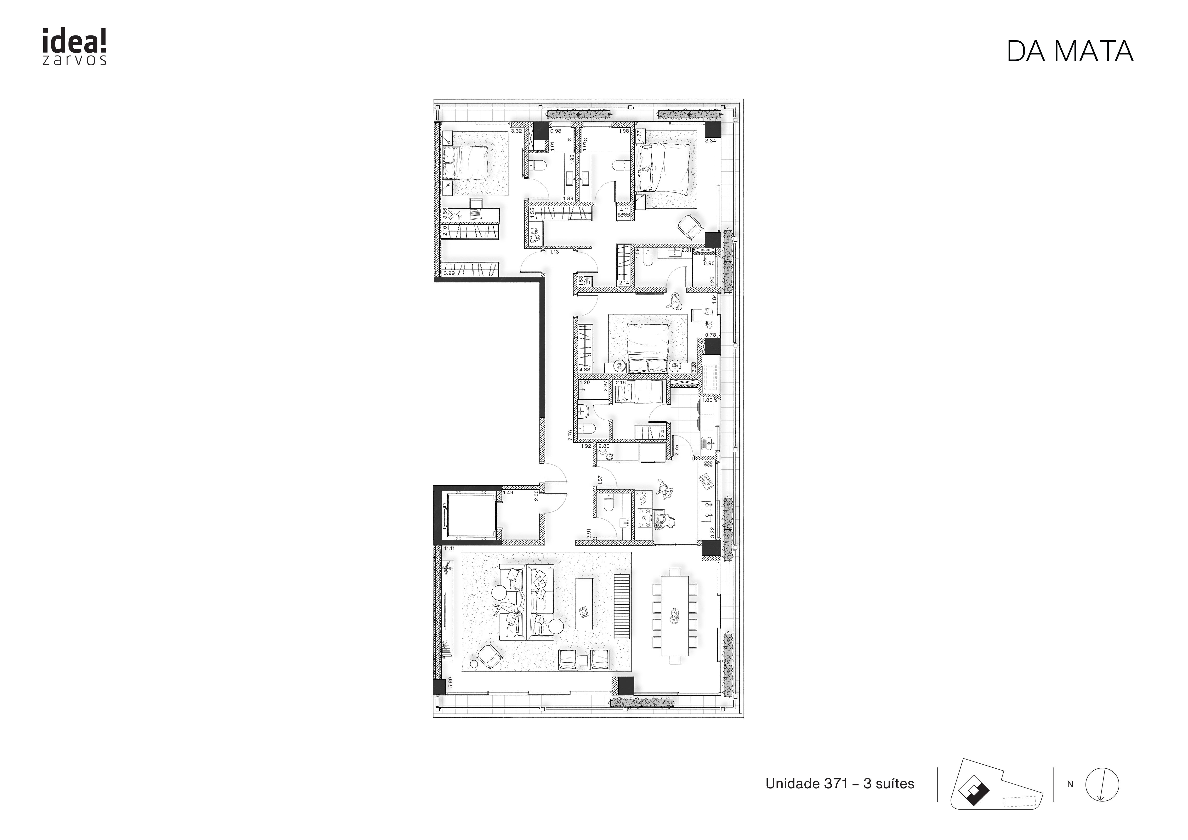 Apartamento à venda com 250m², 3 quartos com vaga - 11