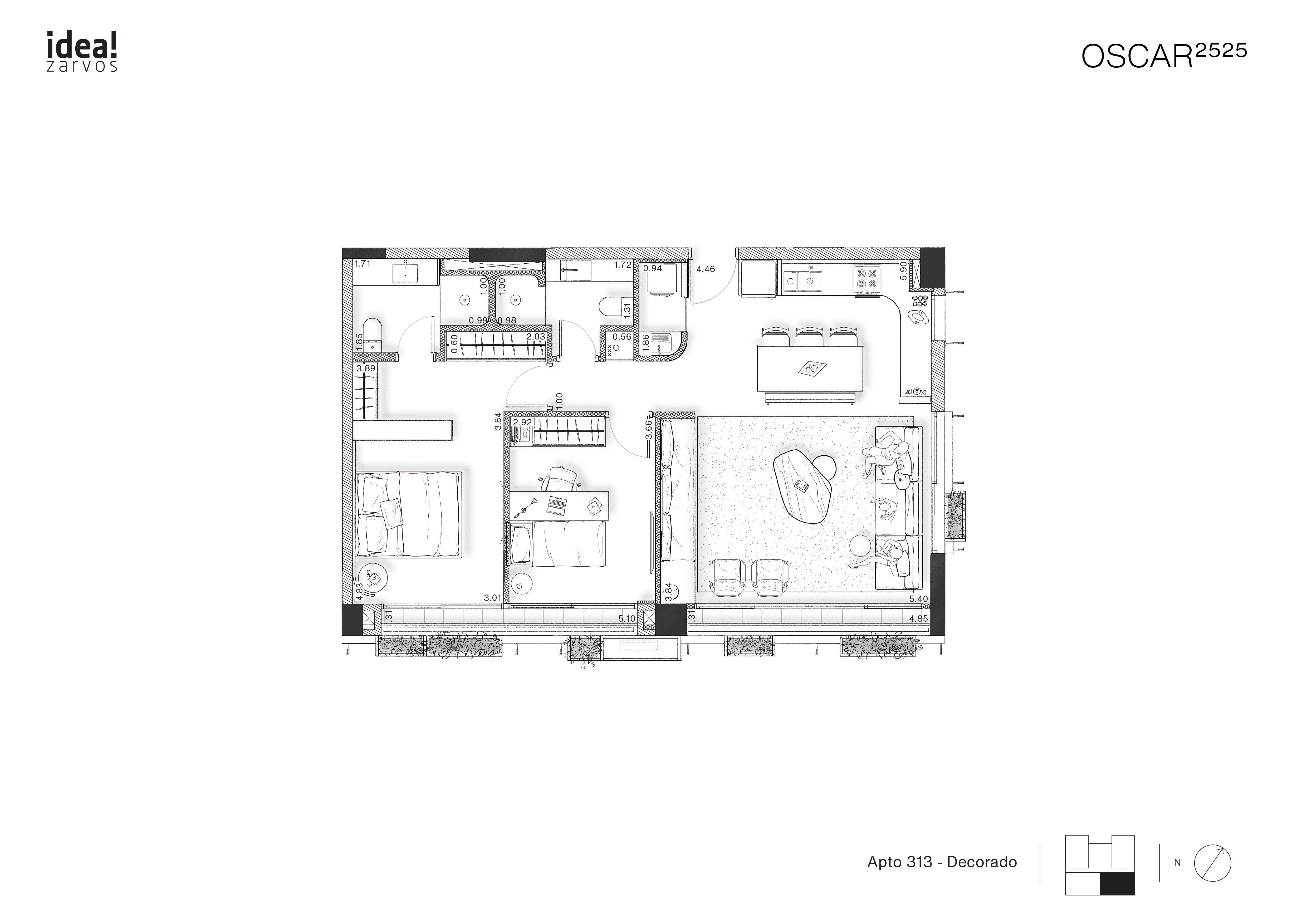 Apartamento à venda com 91m², 2 quartos com vaga - 14