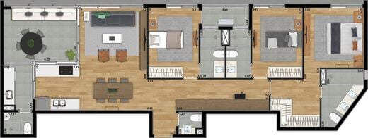 Apartamento à venda com 125m², 3 quartos com vaga - 12