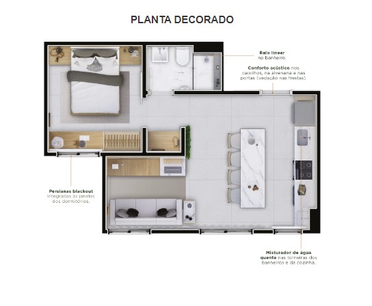 Apartamento à venda com 37m², 1 quarto sem vaga - 19