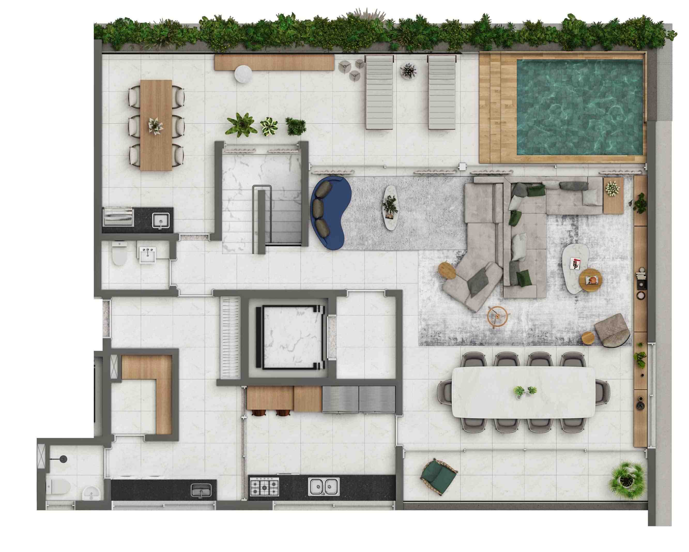 Apartamento à venda com 338m², 4 quartos com vaga - 21