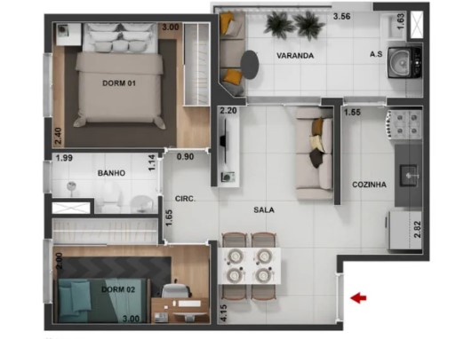 Connect São Mateus 2 - Rua André de Almeida 2575 - 12
