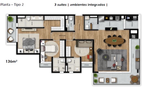 Apartamento à venda com 136m², 3 quartos com vaga - 10