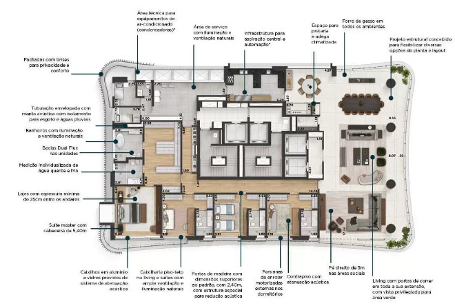 Apartamento à venda com 541m², 4 quartos com vaga - 19