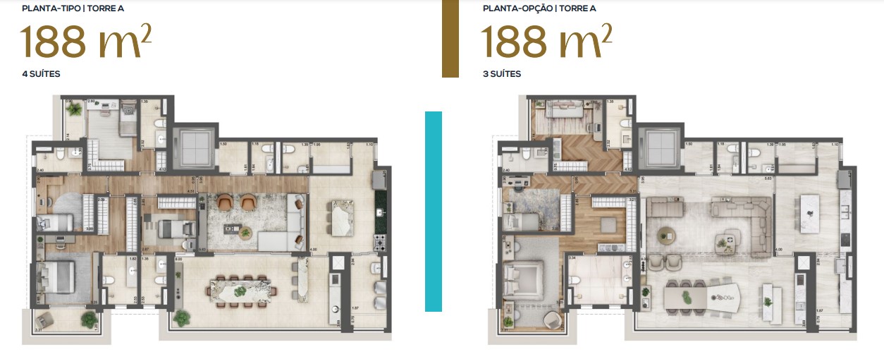 Apartamento à venda com 188m², 4 quartos com vaga - 32
