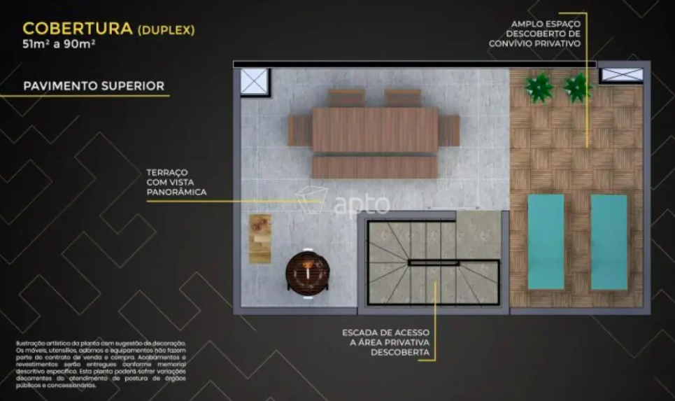 Apartamento à venda com 69m², 1 quarto sem vaga - 22