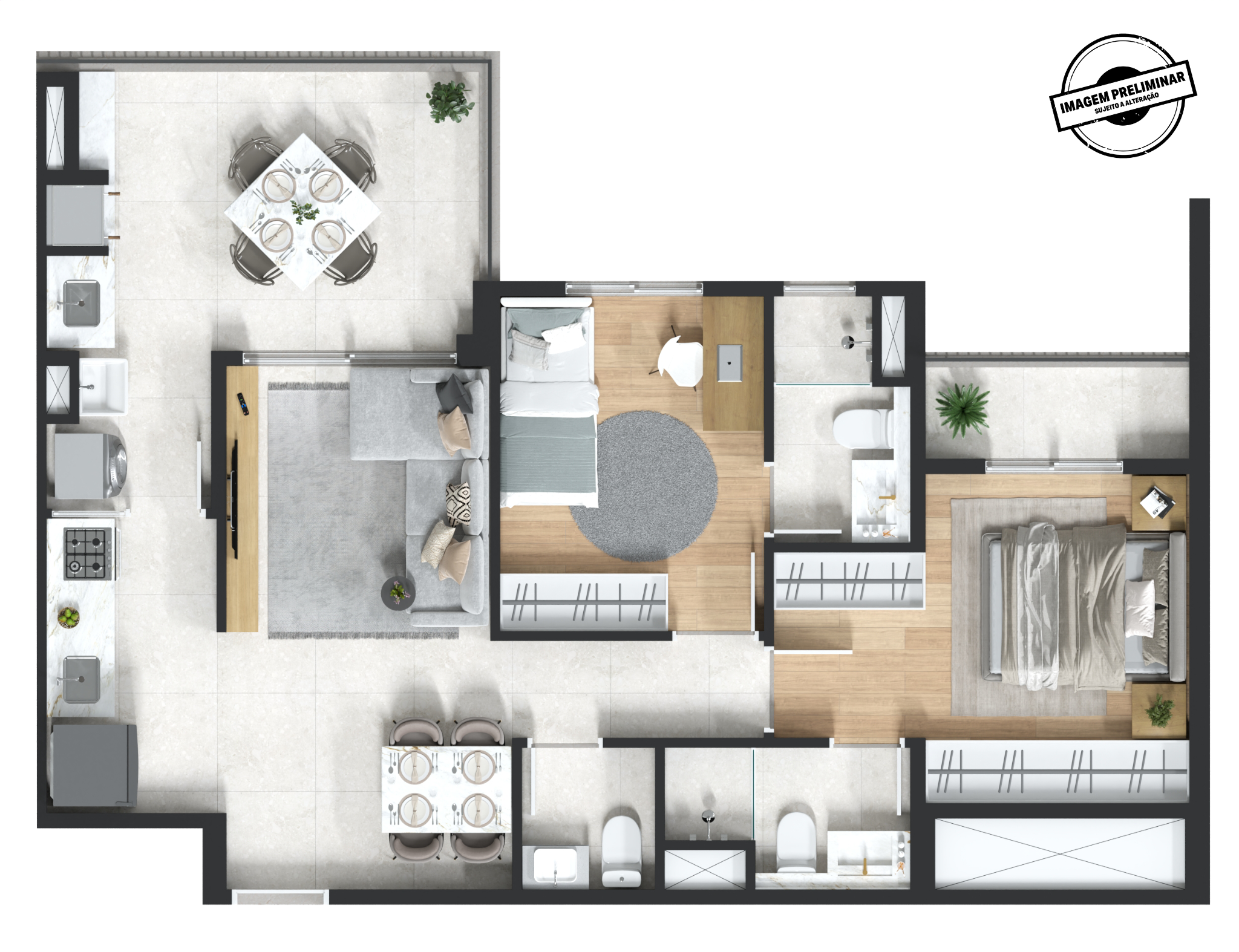 Apartamento à venda com 66m², 2 quartos com vaga - 11