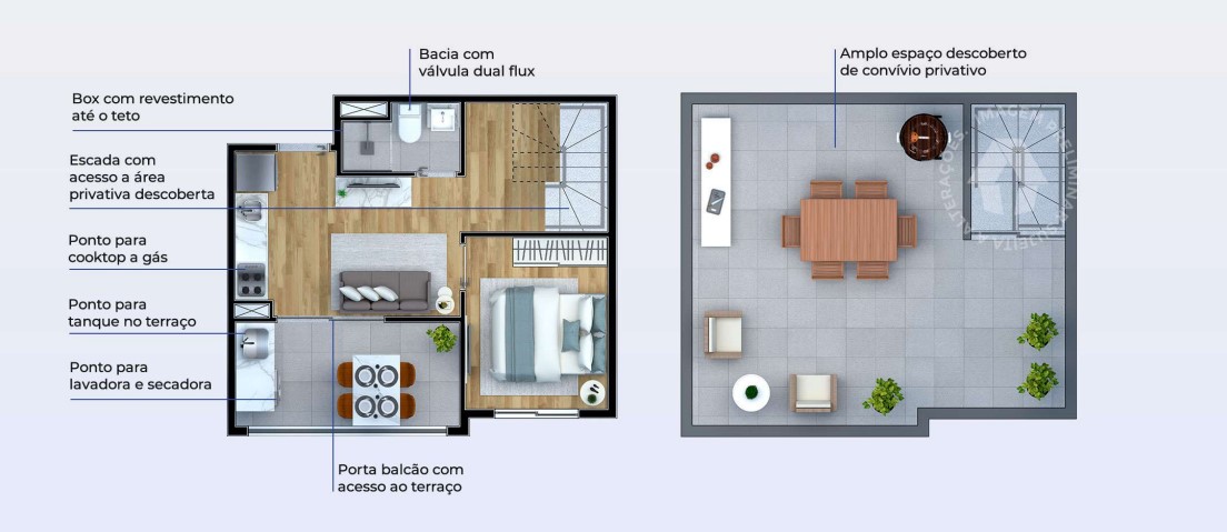 Apartamento à venda com 68m², 1 quarto sem vaga - 21