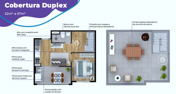 Apartamento à venda com 52m², 1 quarto sem vaga - 33