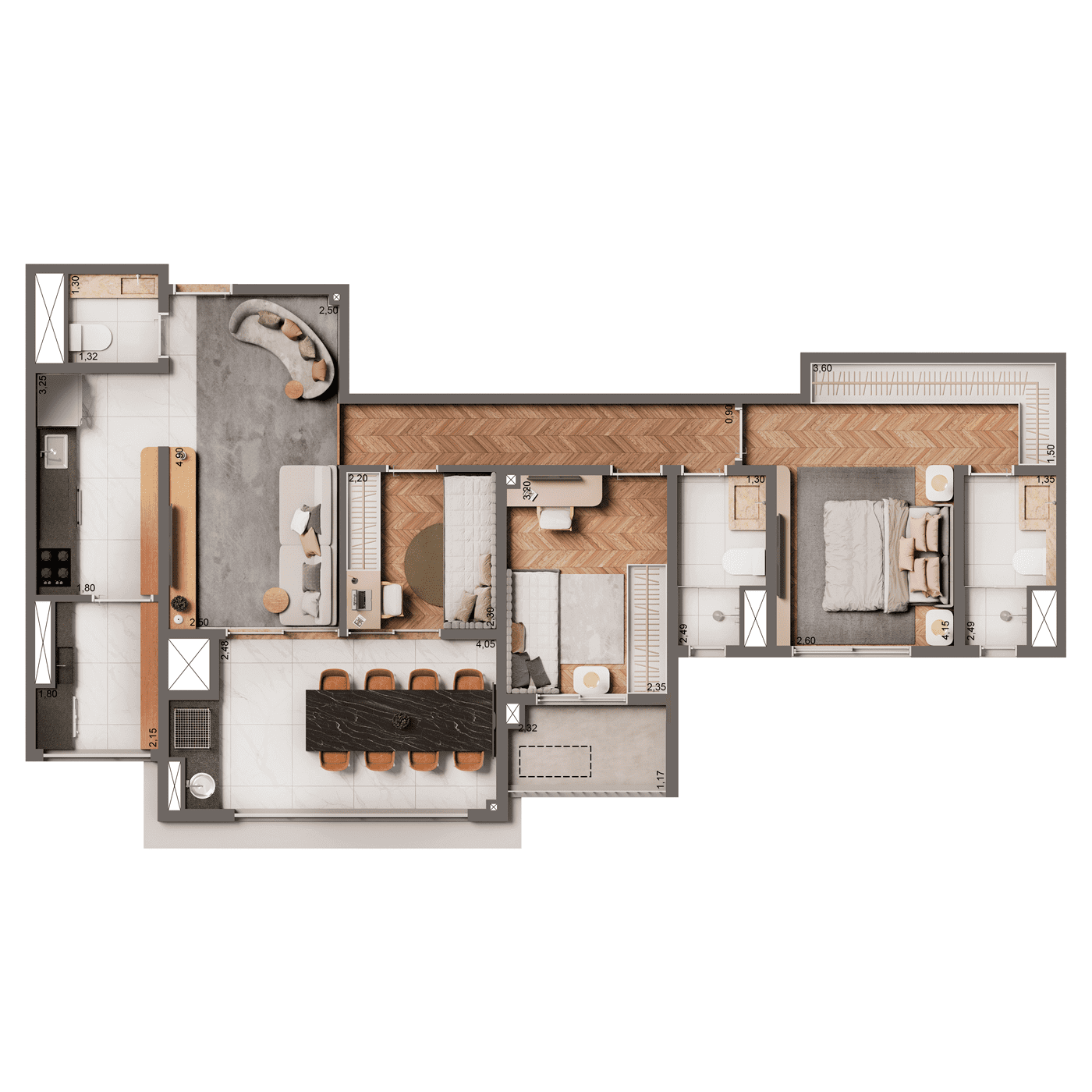 Apartamento à venda com 87m², 2 quartos com vaga - 14