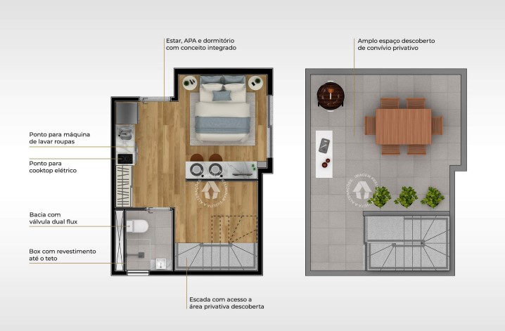 Apartamento à venda com 48m², 1 quarto sem vaga - 21
