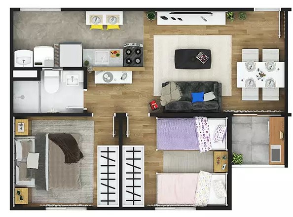 Apartamento à venda com 45m², 2 quartos com vaga - 11