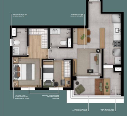 Apartamento à venda com 59m², 2 quartos com vaga - 14