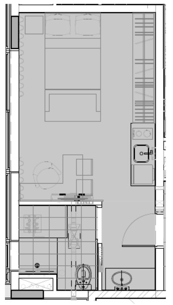 Studio à venda com 27m², 0 quartos sem vaga - 13