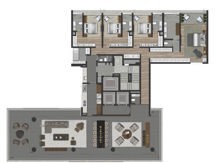 Apartamento à venda com 403m², 4 quartos com vaga - 14