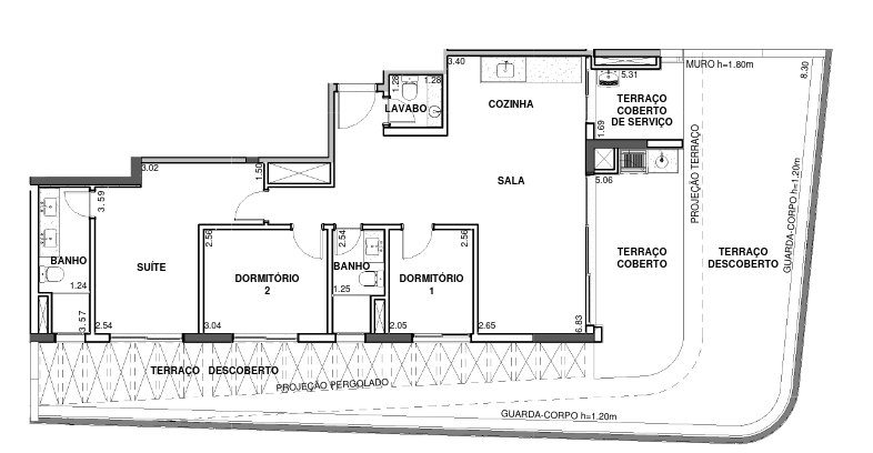 Apartamento à venda com 155m², 3 quartos com vaga - 17