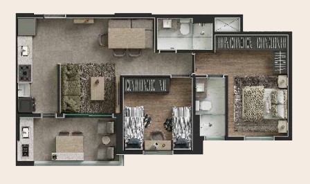 Apartamento à venda com 61m², 2 quartos com vaga - 22