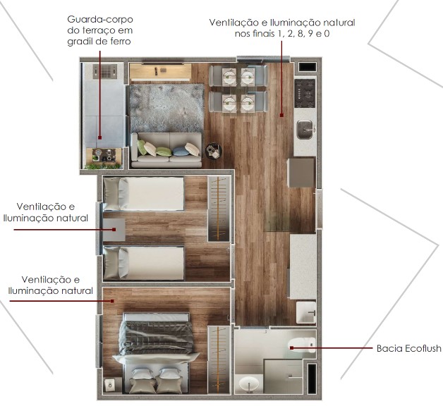 Apartamento à venda com 40m², 2 quartos sem vaga - 14