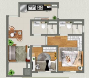 Apartamento à venda com 45m², 2 quartos com vaga - 11
