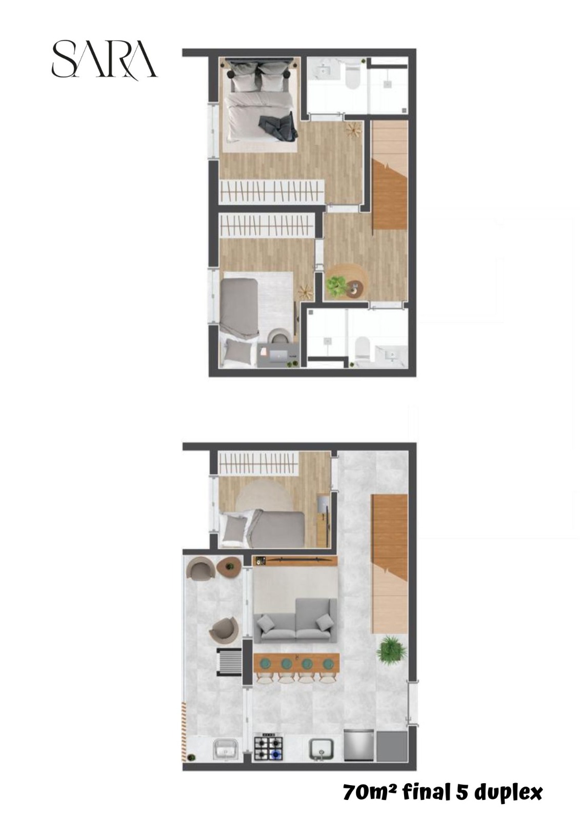 Apartamento à venda com 70m², 3 quartos com vaga - 29
