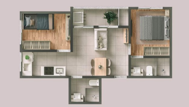 Apartamento à venda com 39m², 2 quartos sem vaga - 25