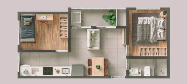 Apartamento à venda com 39m², 2 quartos com vaga - 24