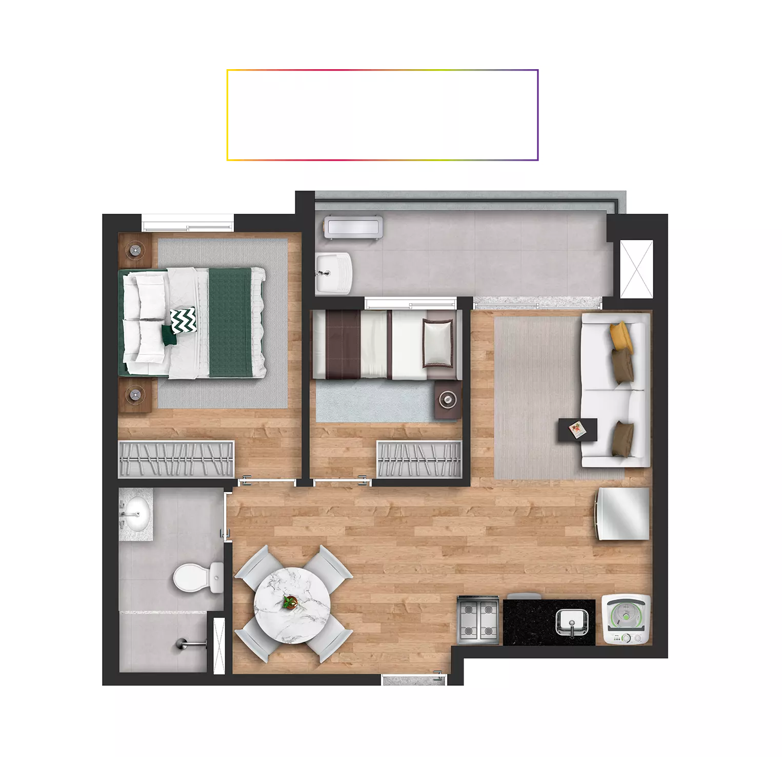 Apartamento à venda com 43m², 2 quartos com vaga - 25