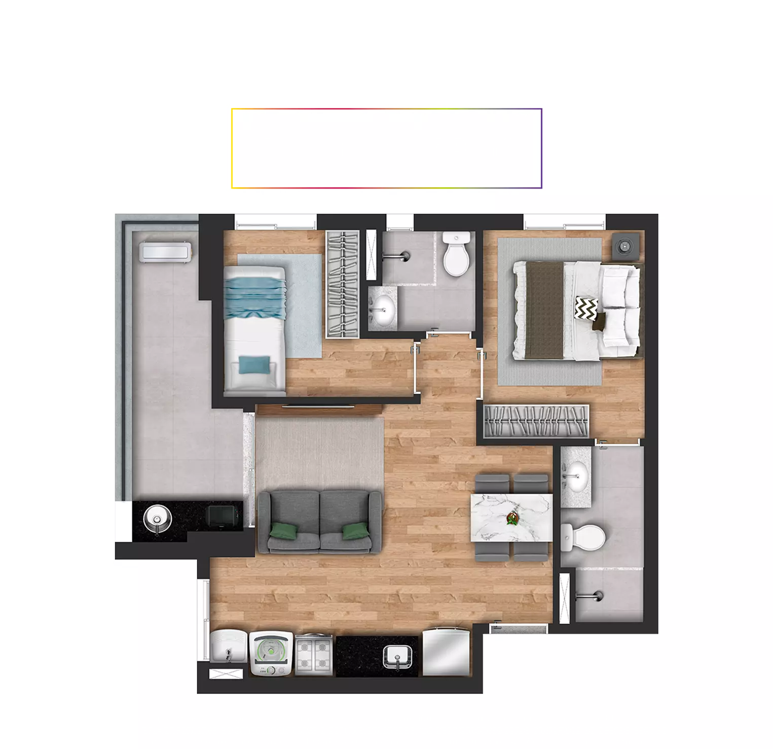 Apartamento à venda com 48m², 2 quartos com vaga - 25
