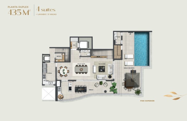 Apartamento à venda com 435m², 4 quartos com vaga - 28