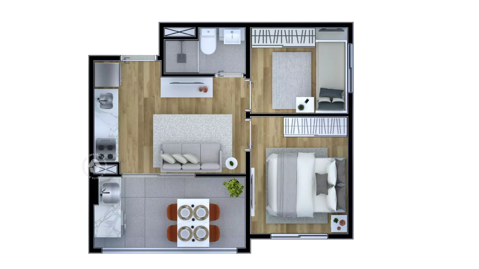 Apartamento à venda com 35m², 2 quartos sem vaga - 29