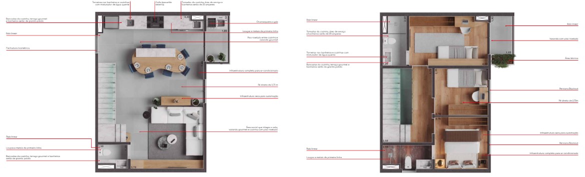 Apartamento à venda com 91m², 3 quartos com vaga - 21
