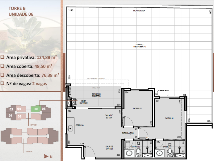 Apartamento à venda com 125m², 2 quartos com vaga - 14