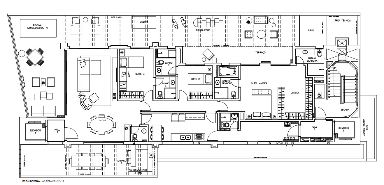 Apartamento à venda com 285m², 3 quartos com vaga - 25