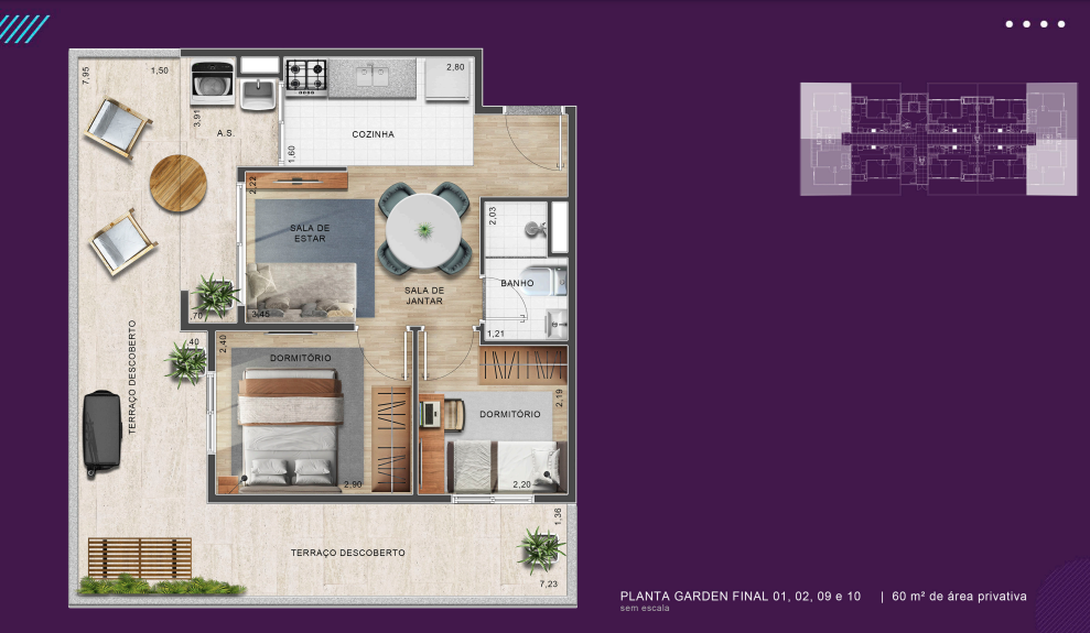 Apartamento à venda com 59m², 2 quartos com vaga - 11