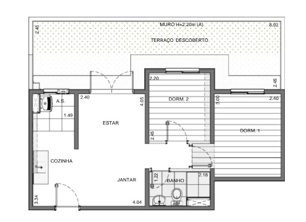 Apartamento à venda com 60m², 2 quartos sem vaga - 18
