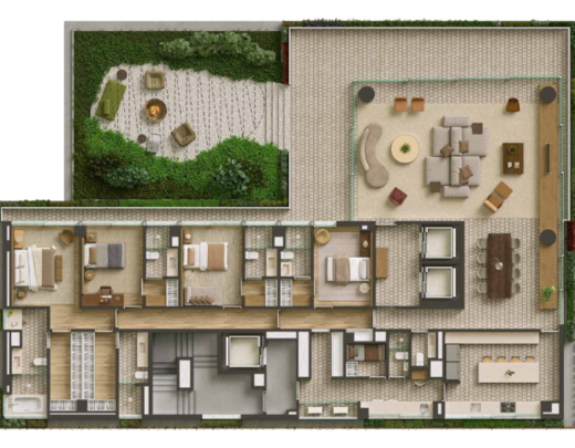 Apartamento à venda com 508m², 4 quartos com vaga - 18