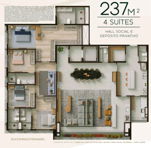 Apartamento à venda com 237m², 4 quartos com vaga - 21