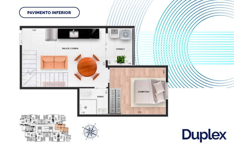 Apartamento à venda com 69m², 3 quartos com vaga - 18
