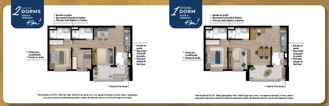 Apartamento à venda com 49m², 2 quartos com vaga - 20