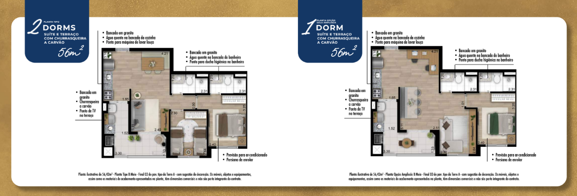 Apartamento à venda com 56m², 2 quartos com vaga - 20