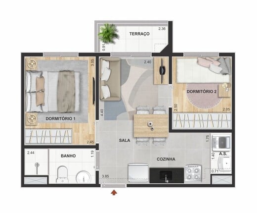 Mérito Vila Mascote - Rua Doutor Djalma Pinheiro Franco 784 - 21