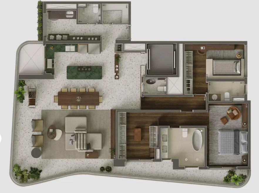 Apartamento à venda com 183m², 3 quartos com vaga - 31