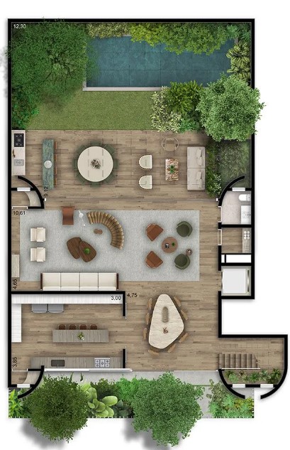 Apartamento à venda com 738m², 4 quartos com vaga - 15