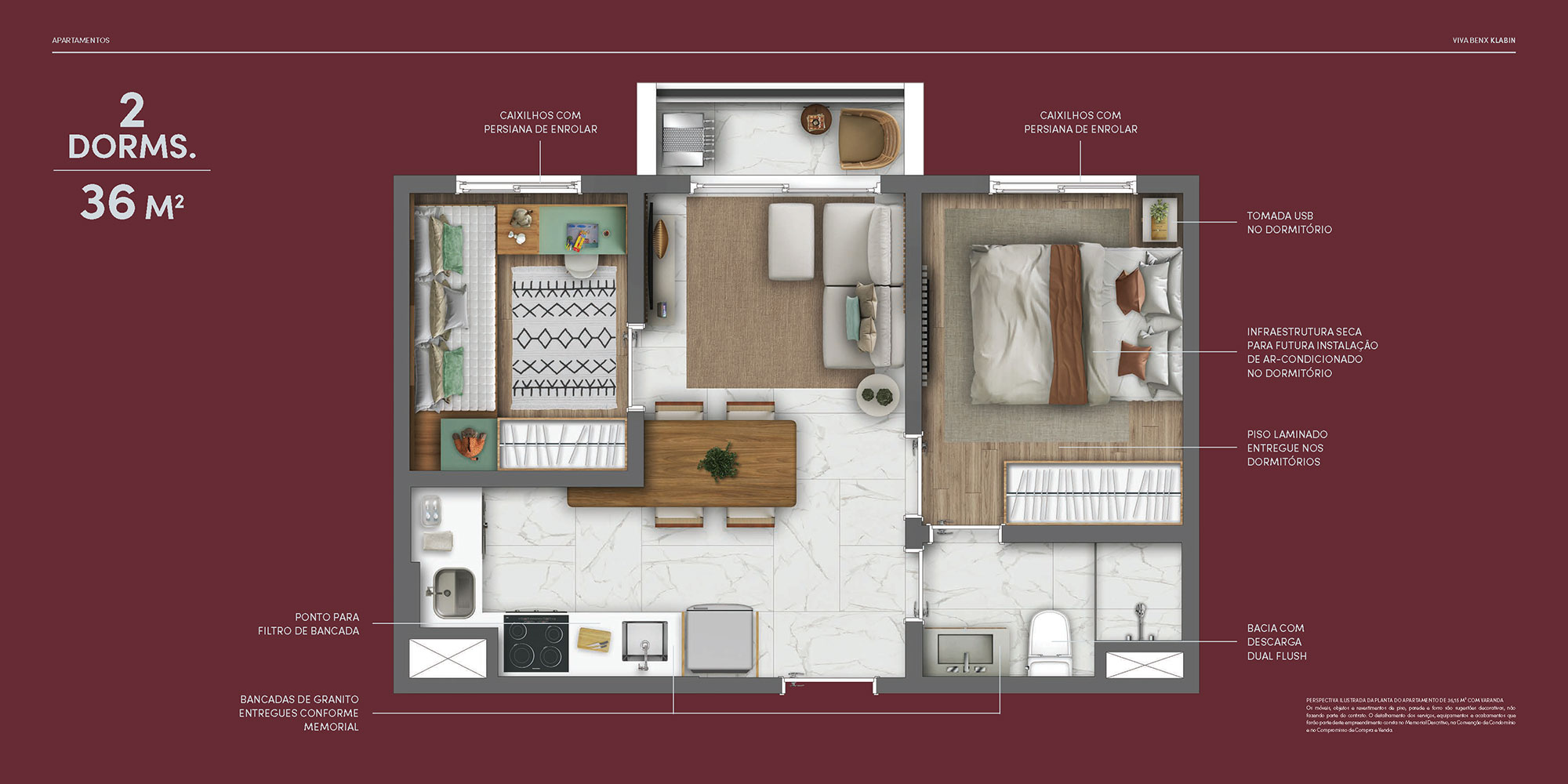 Apartamento à venda com 36m², 2 quartos com vaga - 20