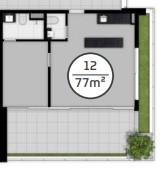 Apartamento à venda com 76m², 1 quarto com vaga - 27
